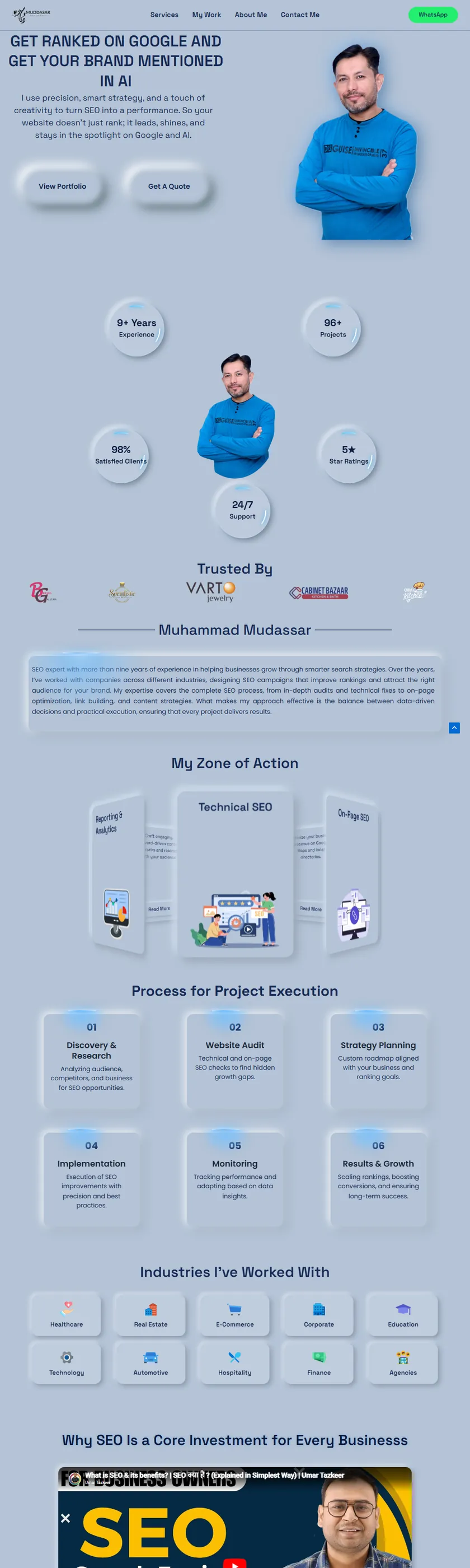 Muddasar SEO Expert website